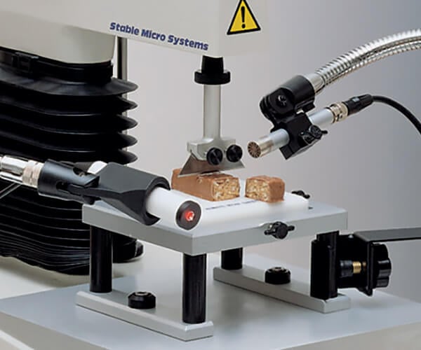 Acoustic Envelope Detector setup on TA.XTplus texture analyser
