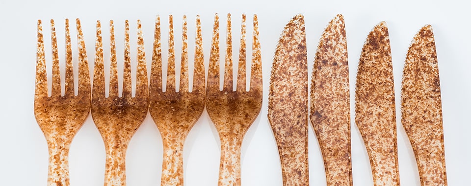 Alternative materials to create biodegradable cutlery