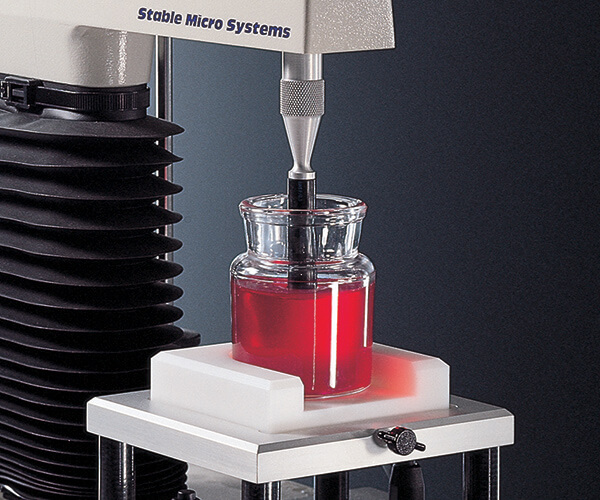 Cylinder Probe - Gel Bloom test