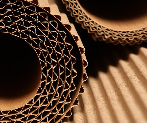Corrugated cardboard rolls