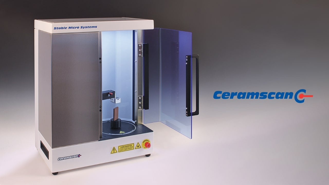 Ceramscan with sample
