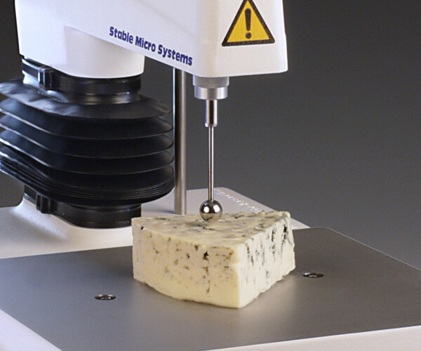 Ball Probe test on cheese
