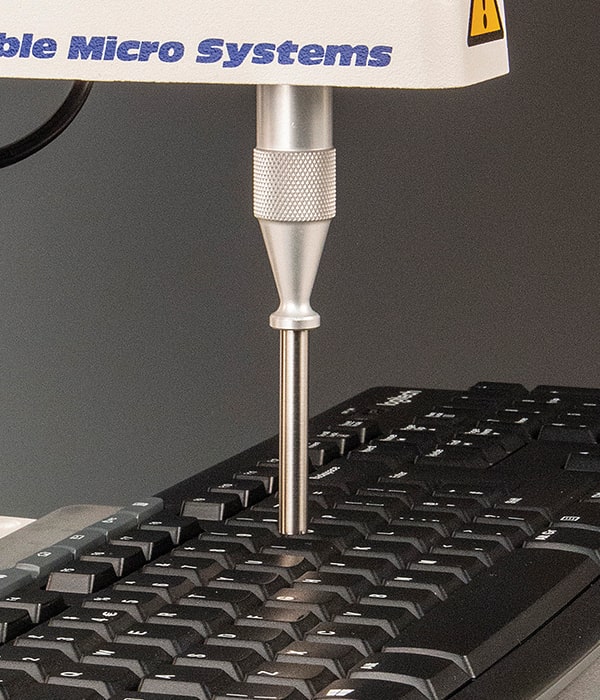 Actuation force testing of a keyboard