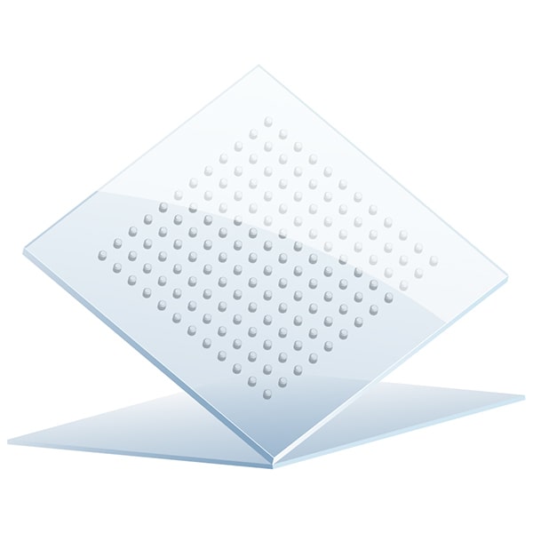 Microneedle test piece