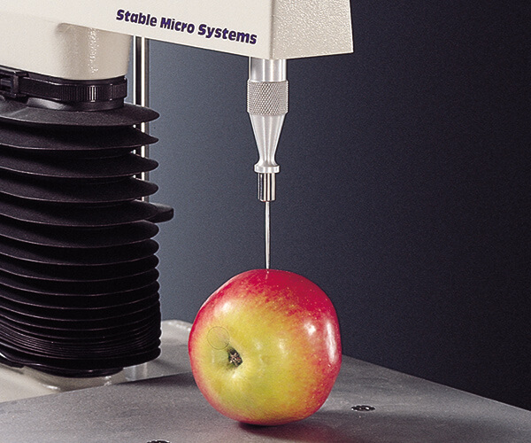 Cylinder Probe test on apple