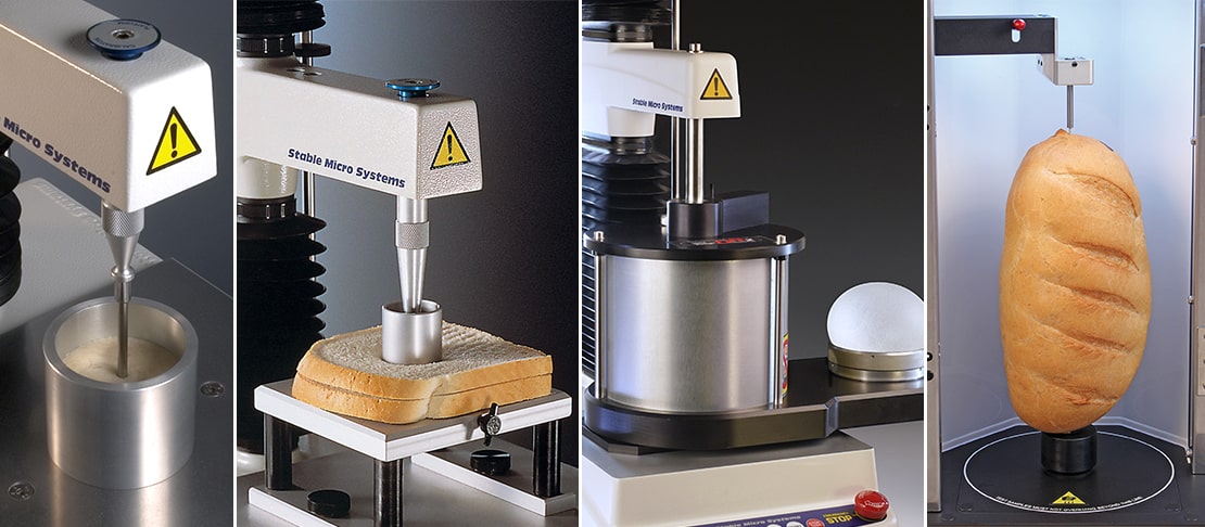 Dough probe, Bread firmness test, Dough Inflation System, Volscan Profiler