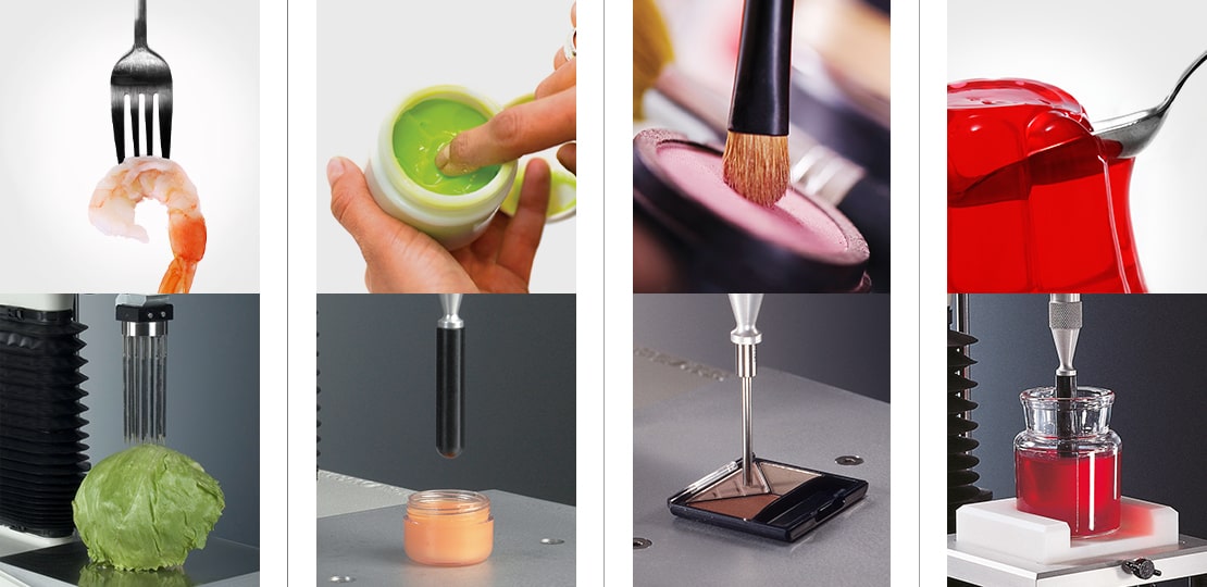 Examples of pentetration tests using various attachments and probes