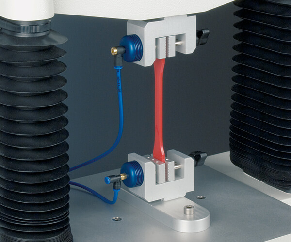 Tensile test using Pneumatic Grips