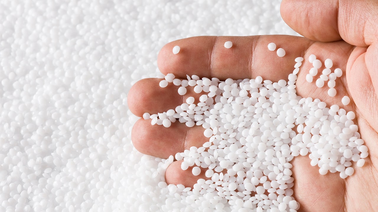 Polymers in pre production form