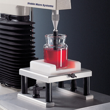 Gel Bloom test using radiused probe