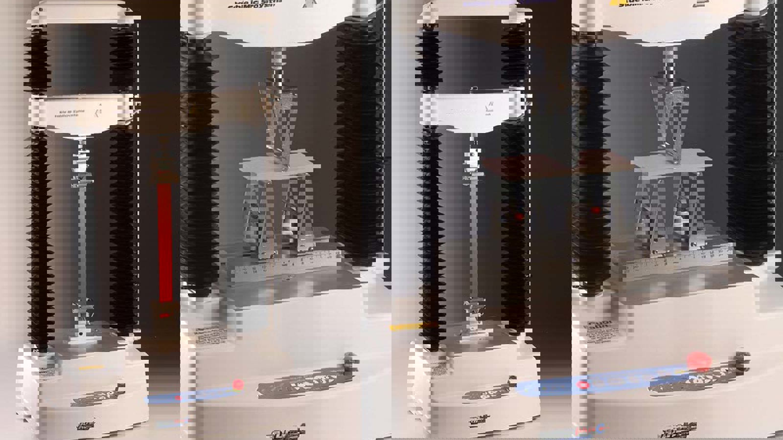 Testing two materials samples on the TA.HDplusC Texture Analyser