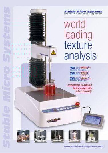 Texture Analyser – Connect range