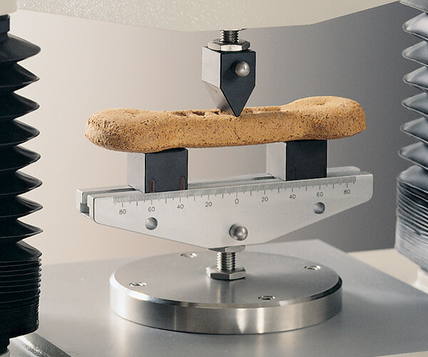 Three Point Bend test on dog biscuit