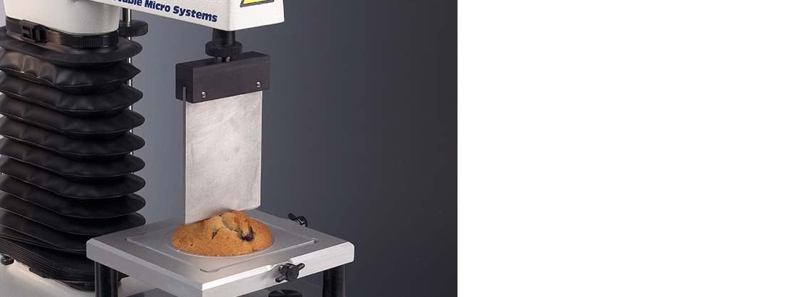 A typical cutting test on a Texture Analyser