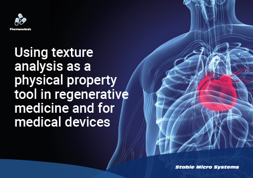 Article about Using texture analysis as a physical property tool in regenerative medicine and for medical devices