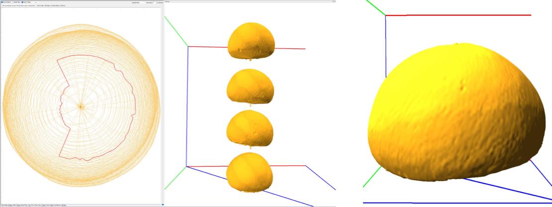 Scan multiple products, then split and analyse each one. 